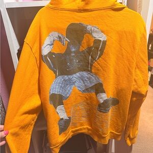 Billie Eilish Merch Orange Graphic Hoodie